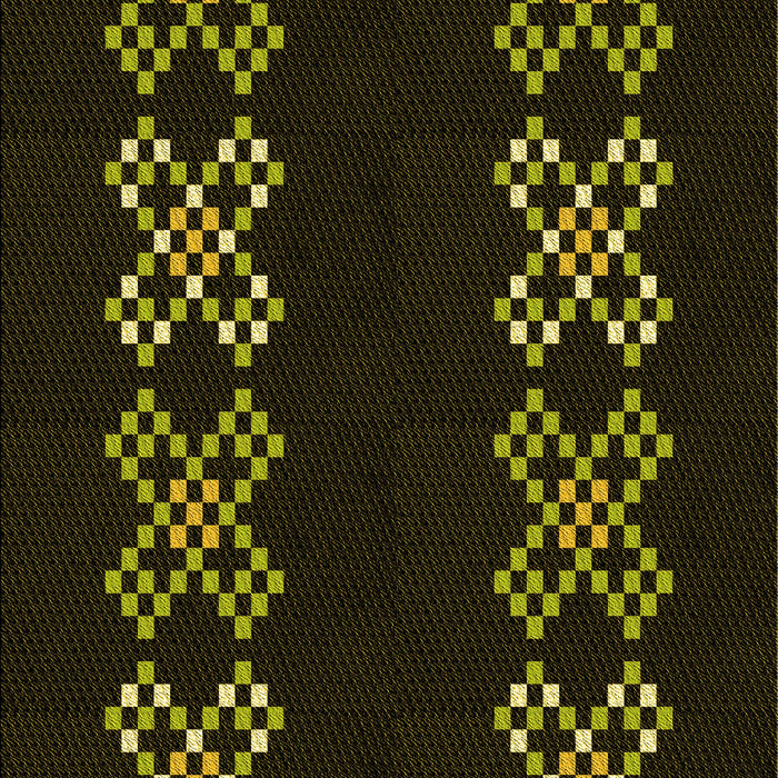 Patterned Oak Brown Rug, pat2242yw