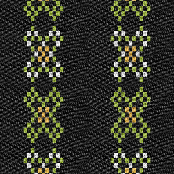 Machine Washable Transitional Black Rug, wshpat2242