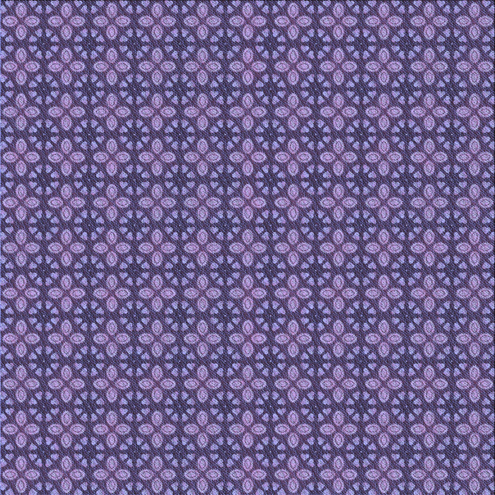 Round Patterned Purple Rug, pat2243blu