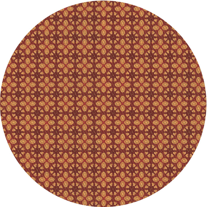 Square Machine Washable Transitional Red Rug in a Living Room, wshpat2243brn