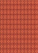 Patterned Neon Orange Rug, pat2243org