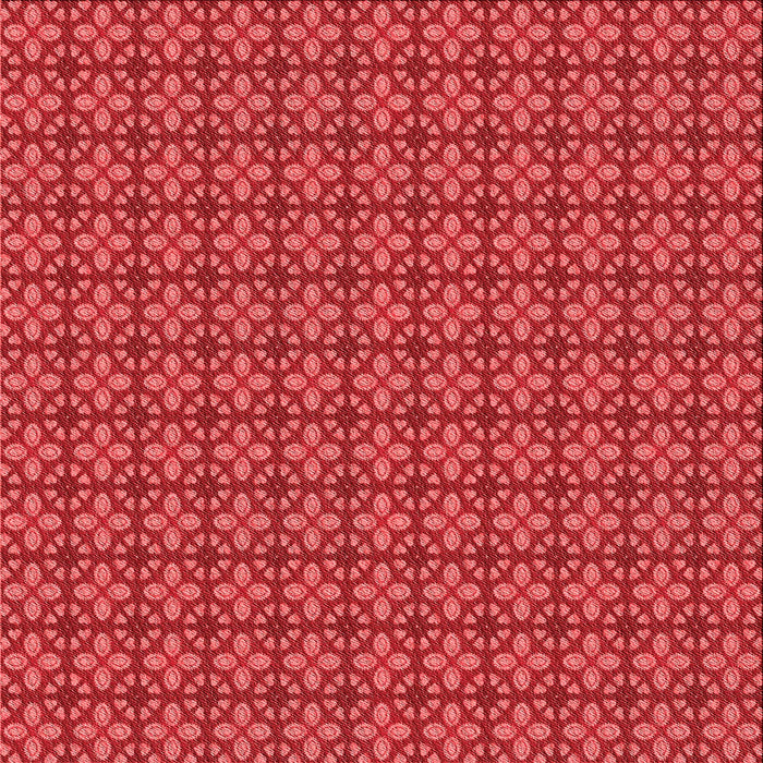 Round Machine Washable Transitional Red Rug, wshpat2243rd