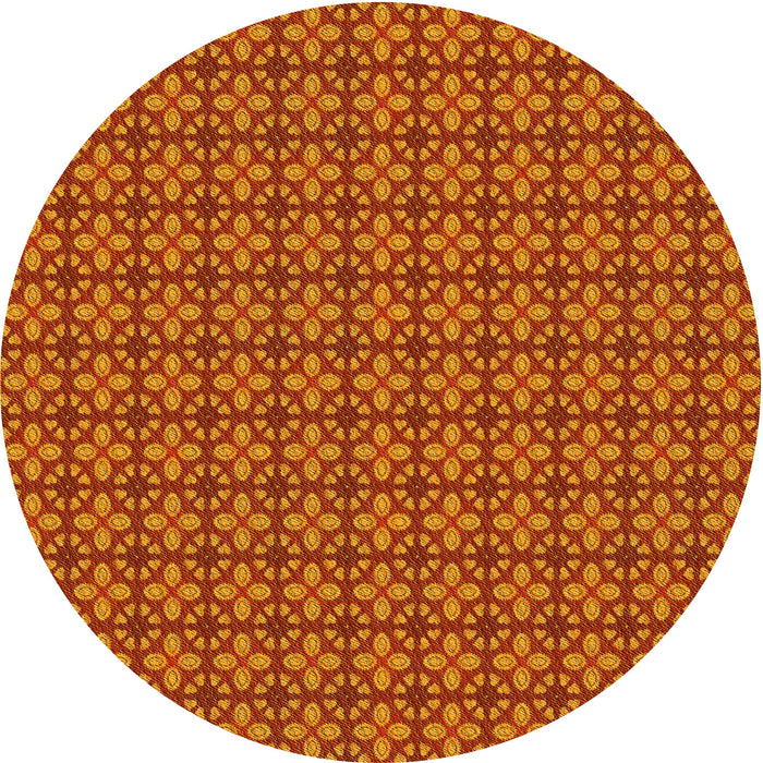 Square Machine Washable Transitional Neon Red Rug in a Living Room, wshpat2243yw