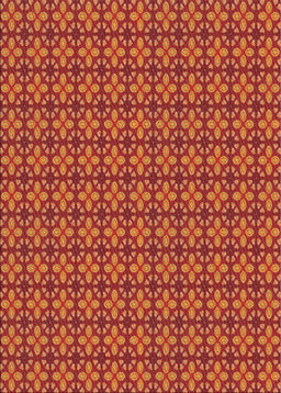 Machine Washable Transitional Red Rug, wshpat2243