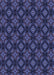 Patterned Night Blue Rug, pat2244blu