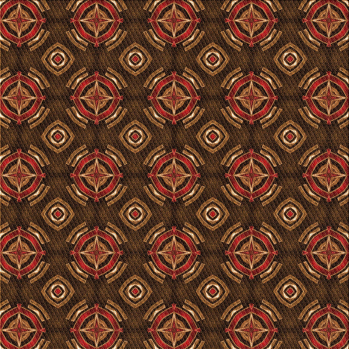 Round Machine Washable Transitional Red Rug, wshpat2244org