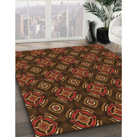 Patterned Red Rug, pat2244org