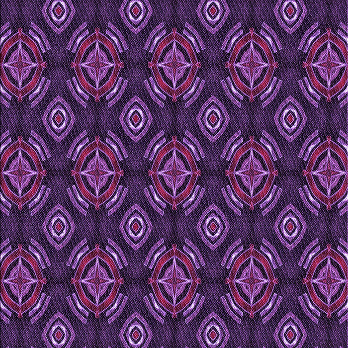 Patterned Dark Orchid Purple Rug, pat2244pur