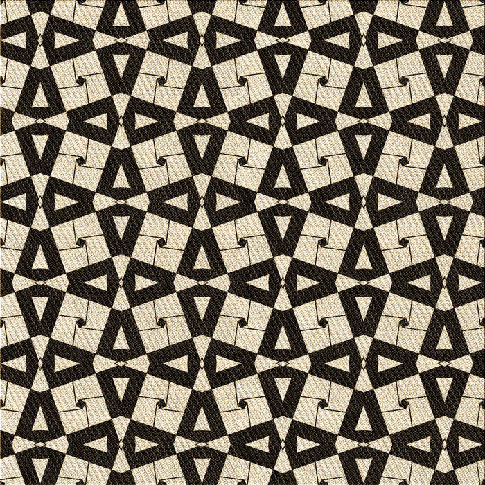 Round Patterned Midnight Gray Rug, pat2245brn