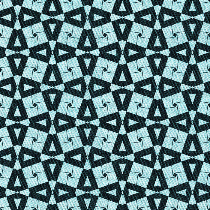 Round Patterned Blue Rug, pat2245lblu