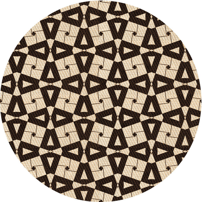 Square Machine Washable Transitional Black Brown Rug in a Living Room, wshpat2245org