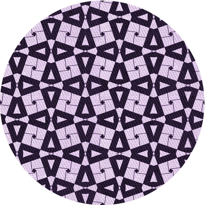 Square Patterned Mauve Purple Rug, pat2245pur