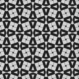 Square Patterned Gray Novelty Rug, pat2245