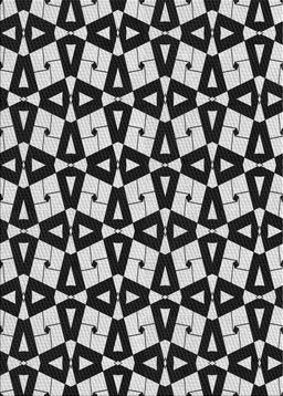 Patterned Gray Novelty Rug, pat2245
