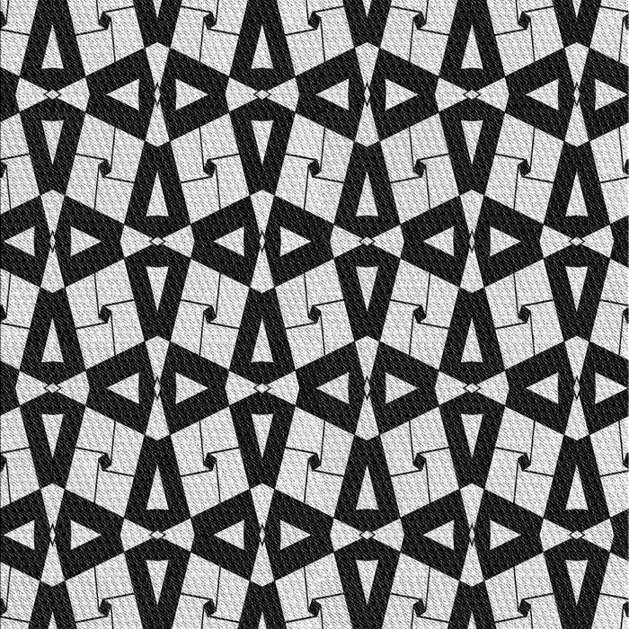 Patterned Gray Novelty Rug, pat2245