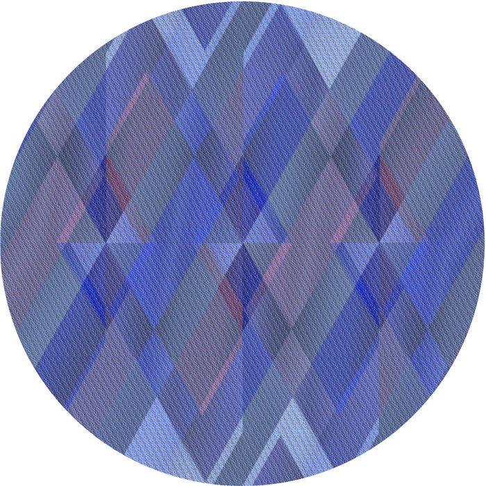 Square Machine Washable Transitional Blue Rug in a Living Room, wshpat2246blu