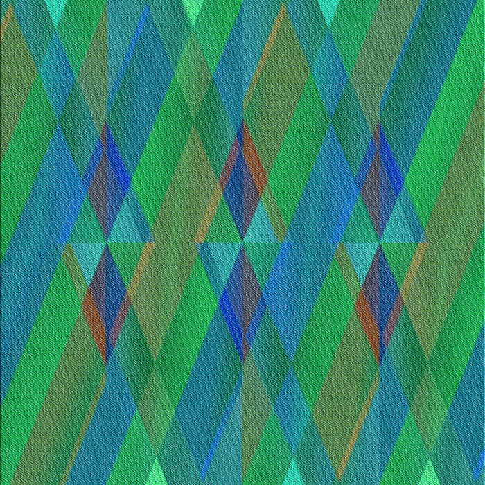 Patterned Spring Green Rug, pat2246lblu