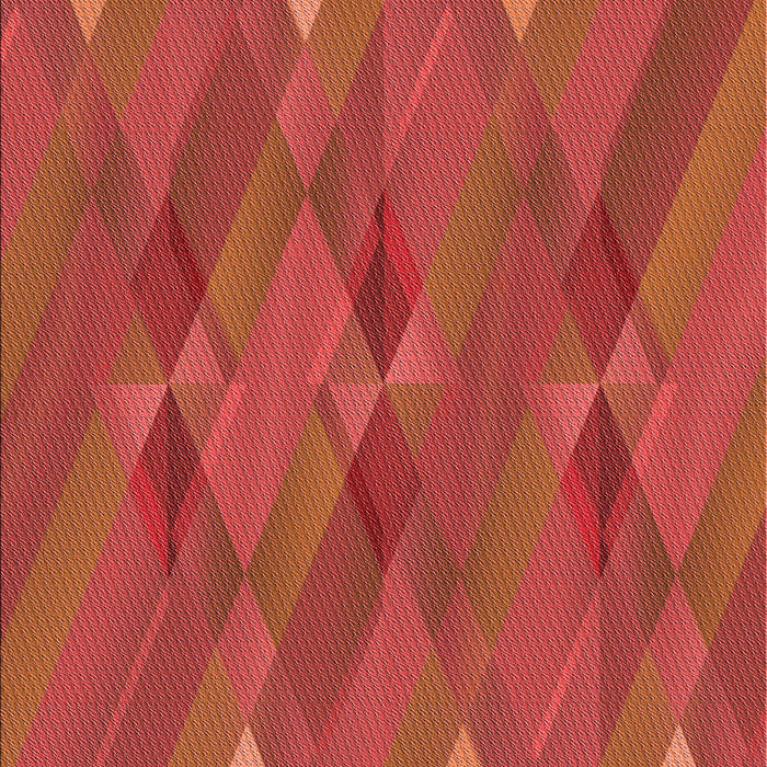 Patterned Bright Orange Rug, pat2246rd