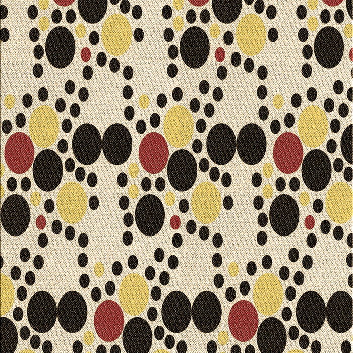 Patterned Khaki Gold Rug, pat2247brn