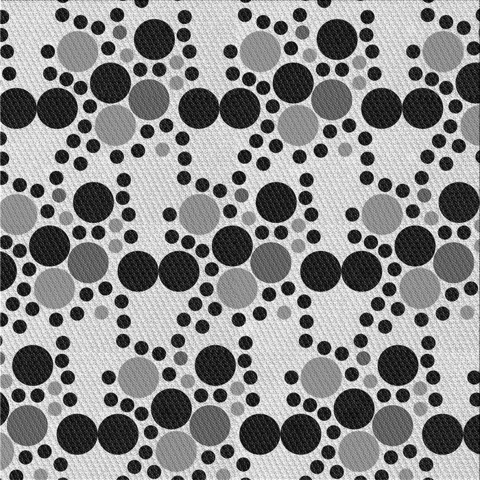 Round Patterned Light Gray Rug, pat2247gry