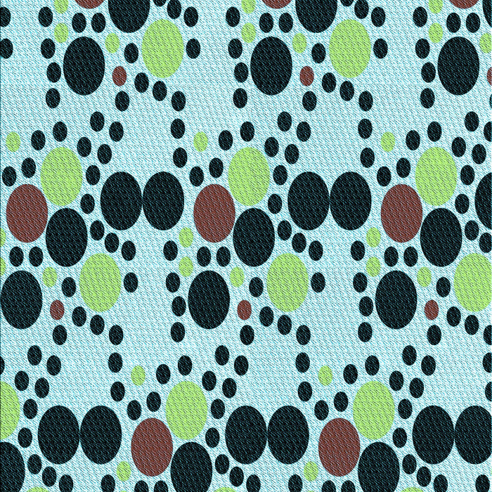 Patterned Dark Blue Grey Blue Rug, pat2247lblu