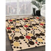 Machine Washable Transitional Red Brown Rug in a Family Room, wshpat2247org