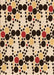 Patterned Red Brown Rug, pat2247org