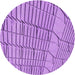 Square Patterned Violet Purple Rug, pat2248pur