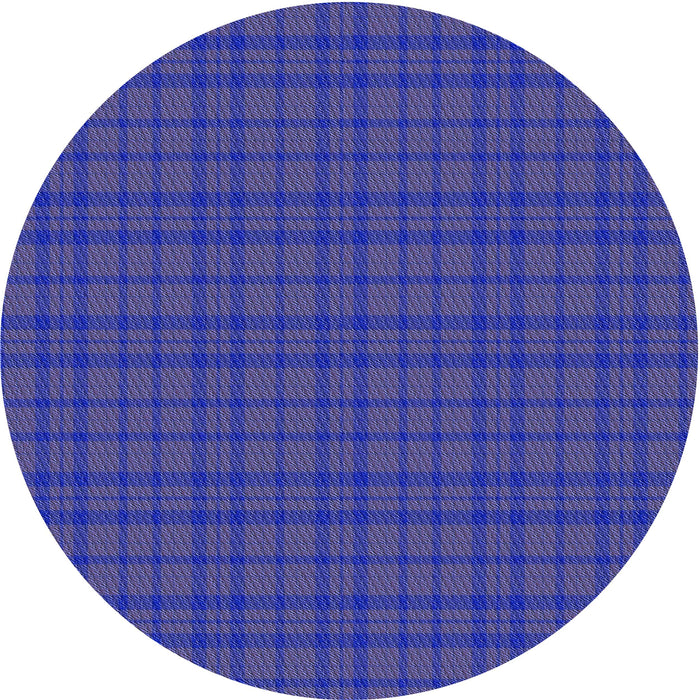 Square Patterned Blue Rug, pat2249blu