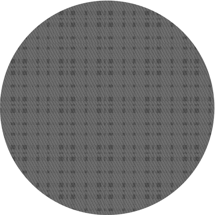 Square Patterned Platinum Gray Rug, pat2249gry