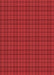 Machine Washable Transitional Red Rug, wshpat2249rd