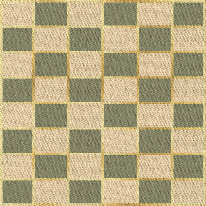 Round Patterned Brown Rug, pat225brn