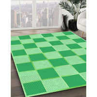 Patterned Jade Green Rug, pat225grn