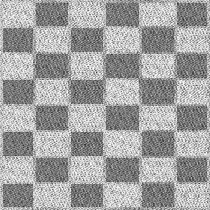 Round Patterned Platinum Gray Rug, pat225gry