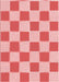 Patterned Pastel Pink Rug, pat225rd