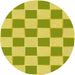 Square Patterned Pistachio Green Rug, pat225yw