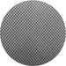 Square Patterned Dark Gray Rug, pat2250gry