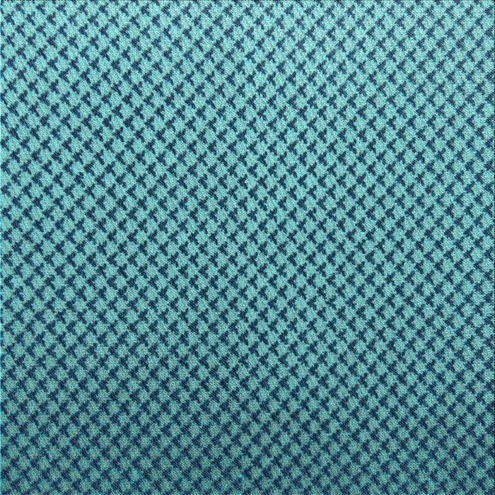 Round Patterned Turquoise Green Rug, pat2250lblu