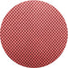 Square Patterned Red Rug, pat2250rd