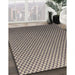 Machine Washable Transitional Western Charcoal Gray Rug in a Family Room, wshpat2250