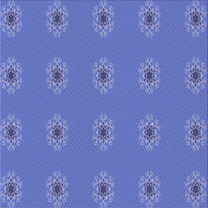 Round Machine Washable Transitional Sky Blue Rug, wshpat2251blu