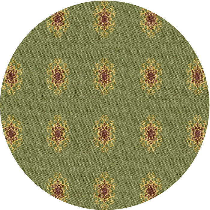 Square Machine Washable Transitional Oak Brown Rug in a Living Room, wshpat2251brn