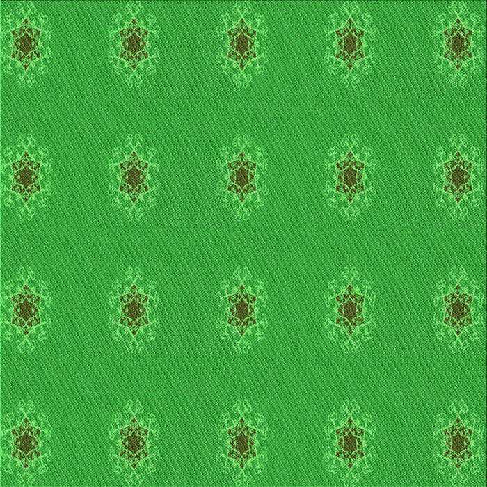 Round Machine Washable Transitional Lime Green Rug, wshpat2251grn