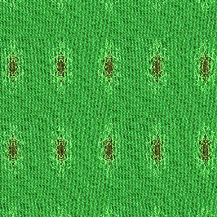 Patterned Lime Green Rug, pat2251grn