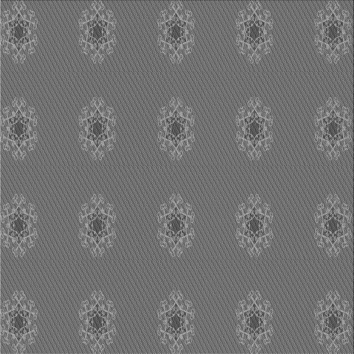 Round Patterned Gray Rug, pat2251gry