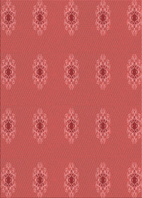 Machine Washable Transitional Tomato Red Rug, wshpat2251rd