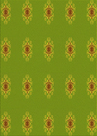 Machine Washable Transitional Pistachio Green Rug, wshpat2251yw