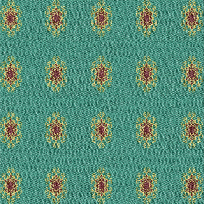 Sideview of Machine Washable Transitional Emerald Green Rug, wshpat2251