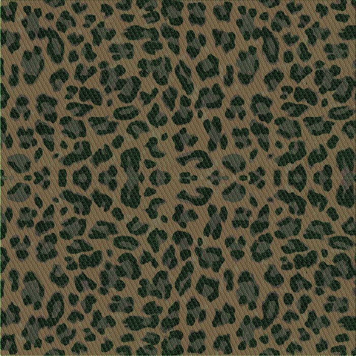 Round Patterned Fern Green Rug, pat2252grn