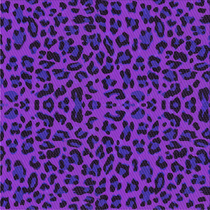 Round Patterned Clematis Violet Purple Rug, pat2252pur